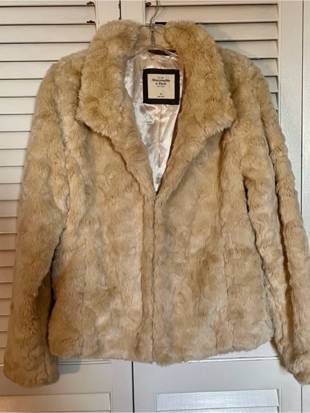 Abercrombie & Fitch Faux Fur Jacket